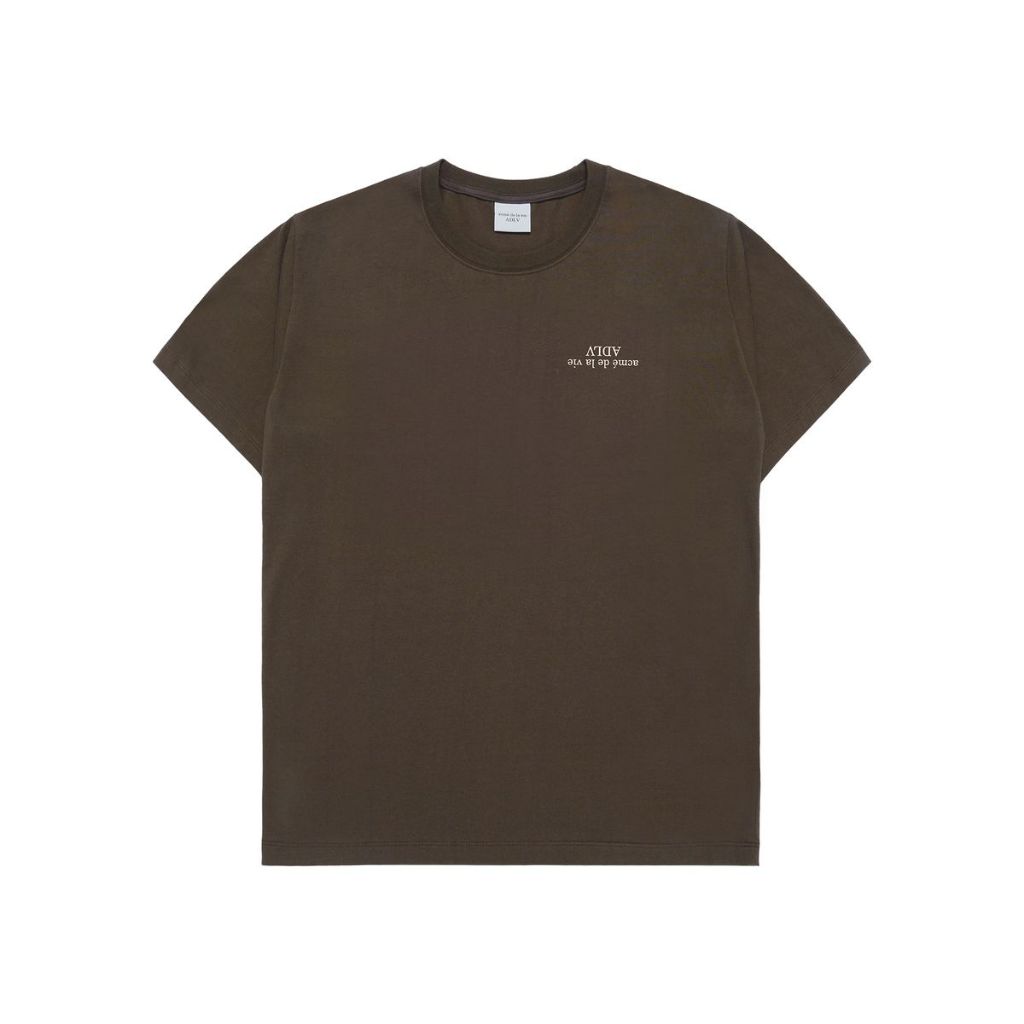 【ADLV】UPSIDE DOWN BASIC LOGO SHORT SLEEVE T-SHIRT acme de la vie