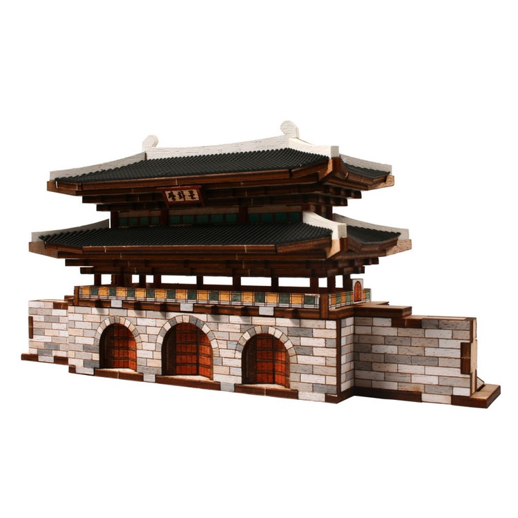 Maquette En Bois YoungModeler – Gyeongbokgung Gwanghwamun échelle 1/250 – Neuf