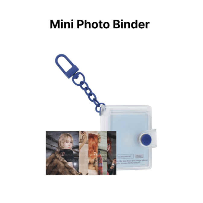 LE SSERAFIM Mini Photo Binder CRAZY | Shopee Philippines