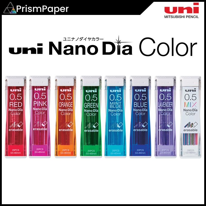 Uni Mechanical Pencil Lead Nano Dia Colour 0.5mm Nano Diamond Color ...