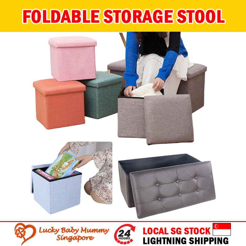 Foldable Storage Stools / Storage Ottomans / Chairs / Sofa / Stools ...