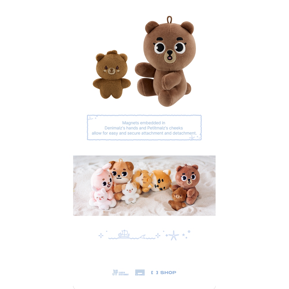 DAY6 - Denimalz Magnet Plush Set - Pier 10 : All My Days | Shopee
