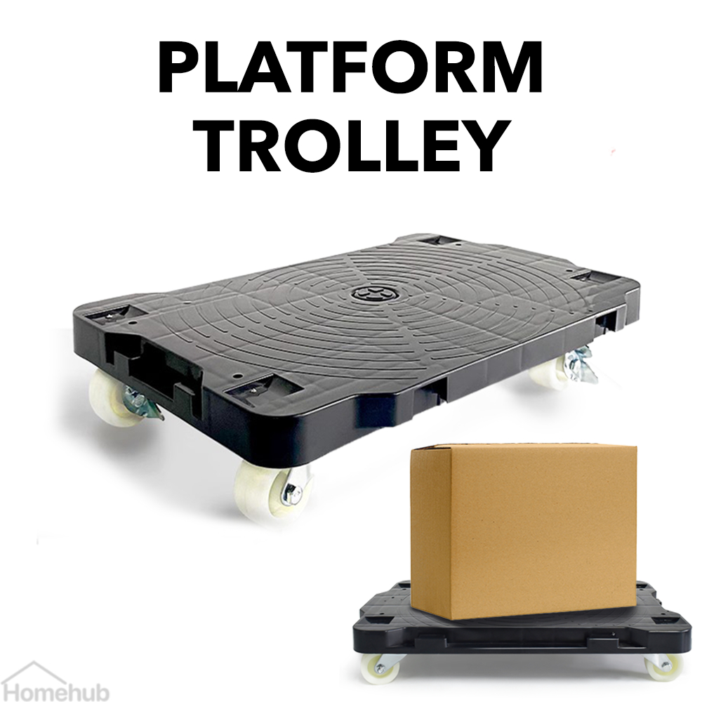 Livora Flat Platform Trolley / Turtle Flatbed / With Wheels / Roller ...
