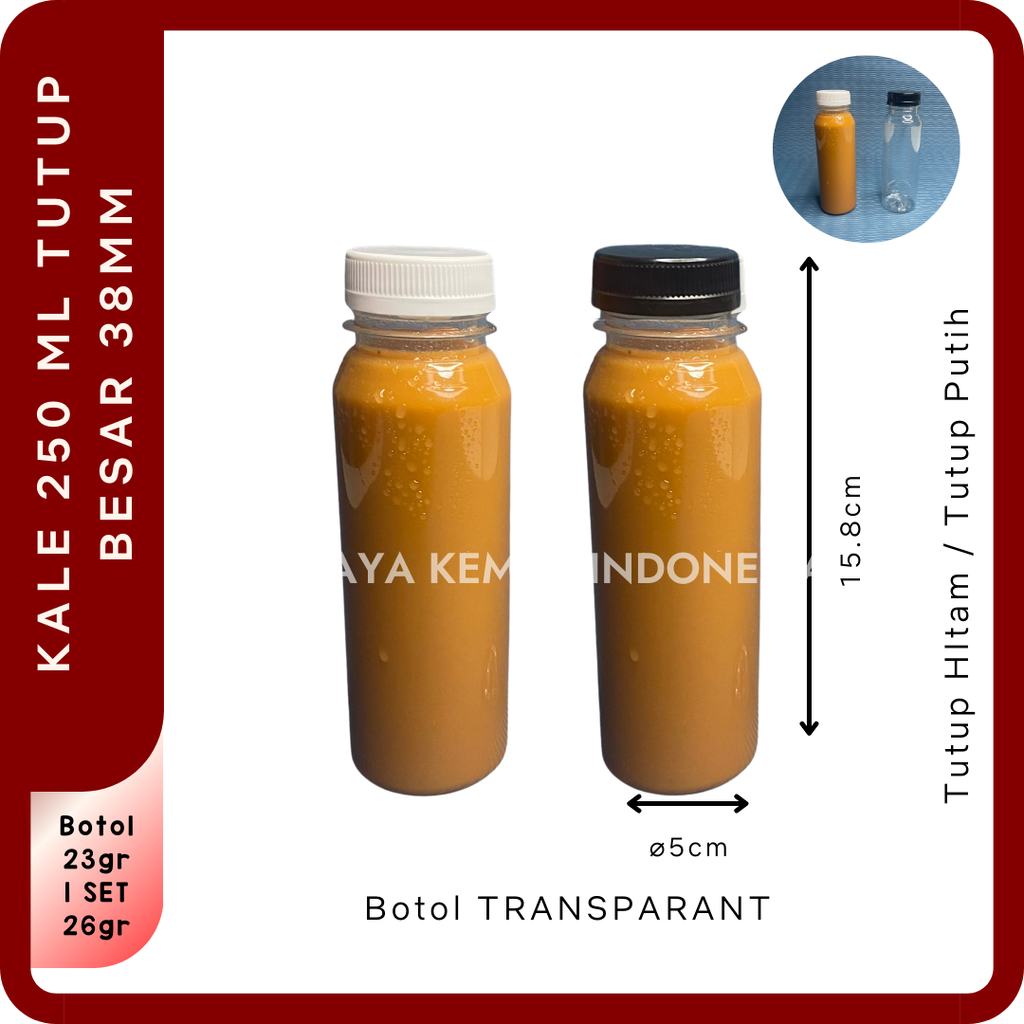 250 ml Plastic Kale Bottle | Juice BOTTLE| 250ml Pet Plastic Bottle ...