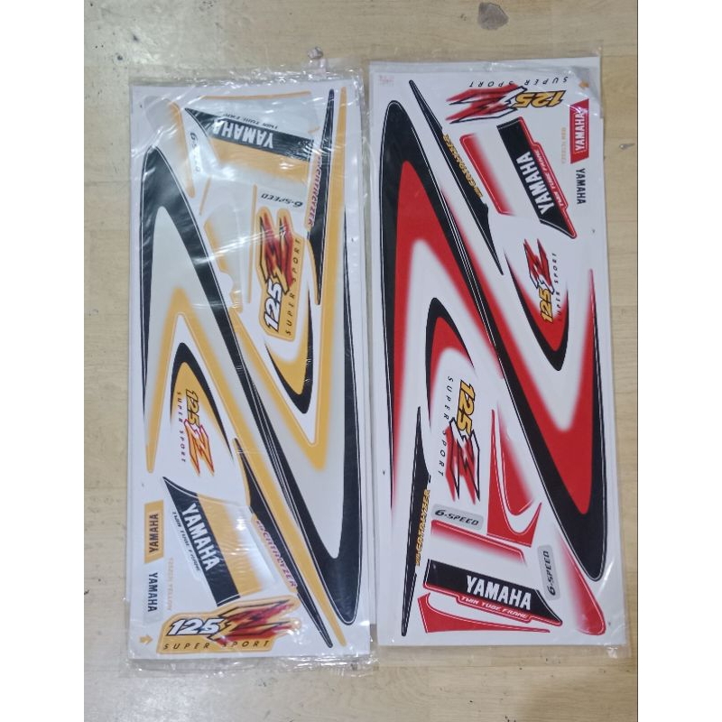 Yamaha Y125Z ( 3 ) Body sticker ( Frame ) | Shopee Philippines