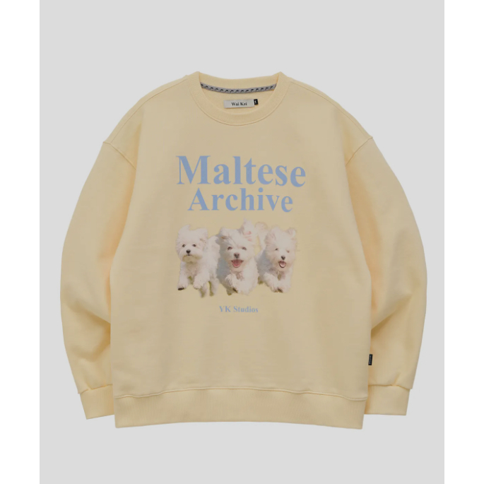 WAIKEI] Maltese Archive Sweatshirts | Shopee Philippines
