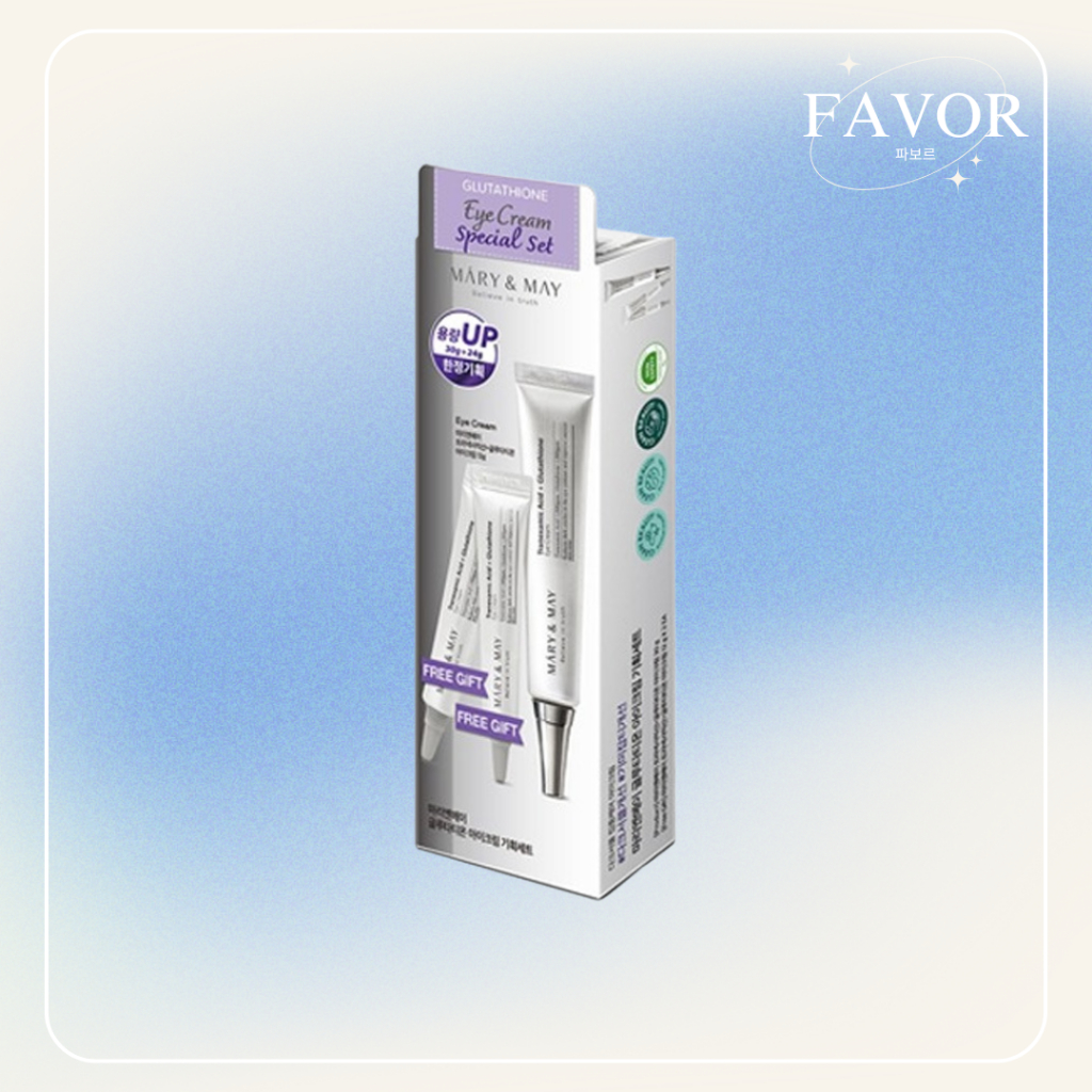 Mary&May Glutathione Eye Cream Special Set 30g+12g *2 | Shopee Philippines