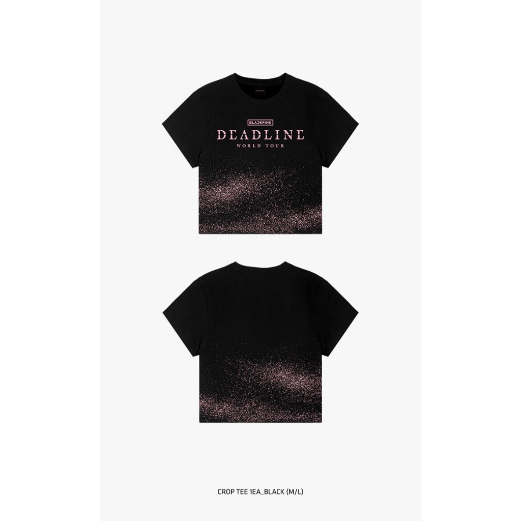 BLACKPINK [DEADLINE] World Tour MD PART.2 / CROP TEE | Shopee