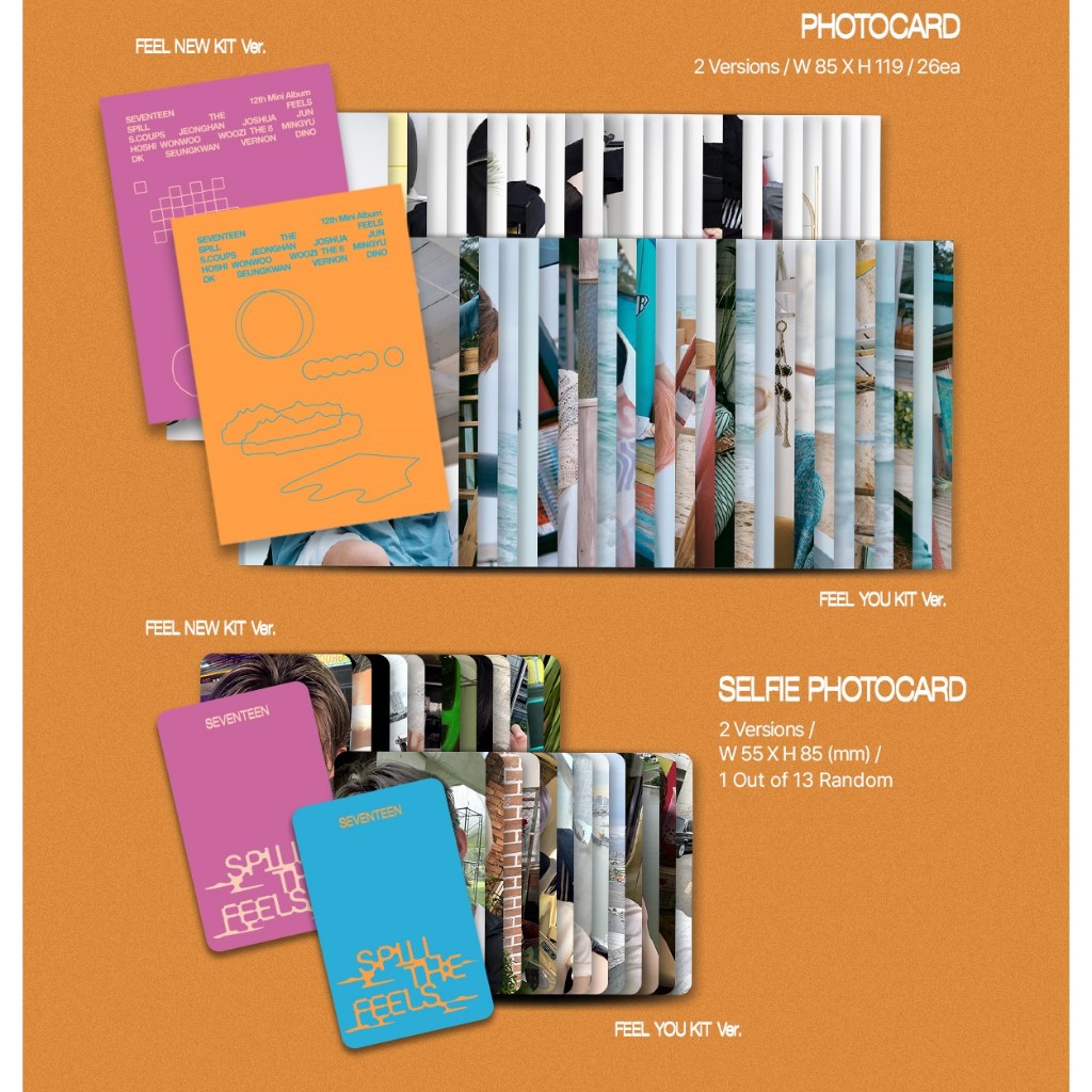 SEVENTEEN SPILL THE FEELS KIT YOU ウォヌ Amazon.com: SEVENTEEN Spill The Feels [KiT Ver.] 12th Mini