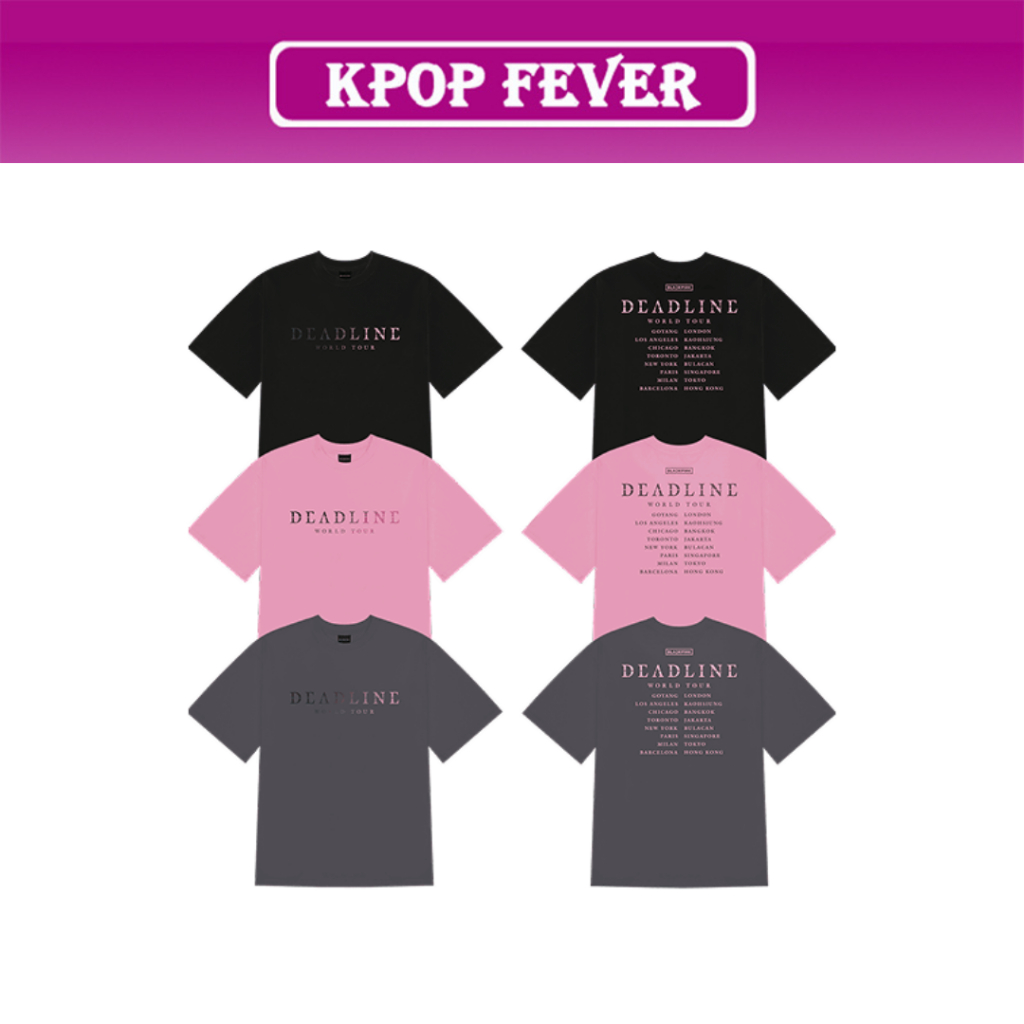 BLACKPINK [DEADLINE] World Tour MD PART.2 / HEAT REACTIVE T-SHIRT