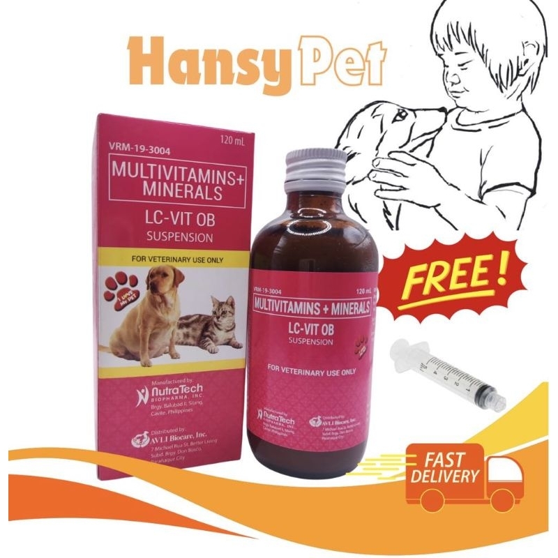 LC Vit OB Syrup 120ml for Dogs and Cats | Shopee Philippines