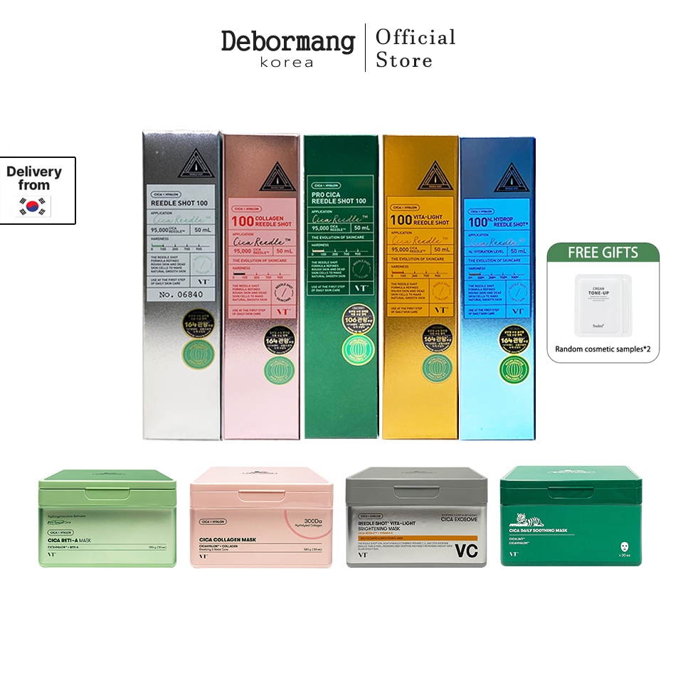 [VT Cosmetics] Reedle Shot 100 PDRN Colored Reed Bulk Mask 30 pieces ...