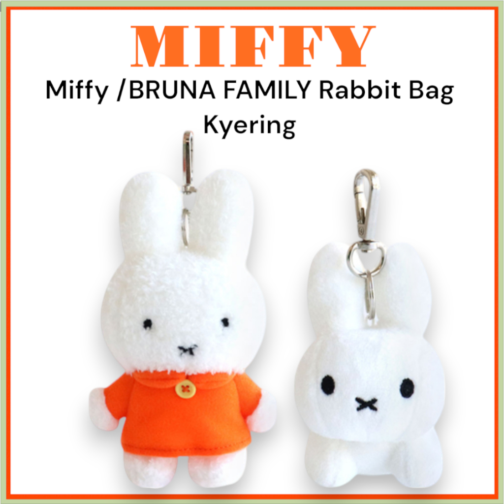 [MIFFY] Miffy Standing/BRUNA FAMILY Rabbit Bag Kyering Bag charm ...