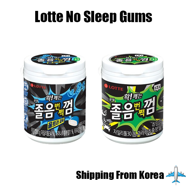 [Lotte] No Sleep Gums Wake Up Gums Chewing Gum｜Original / Ultra Power ...