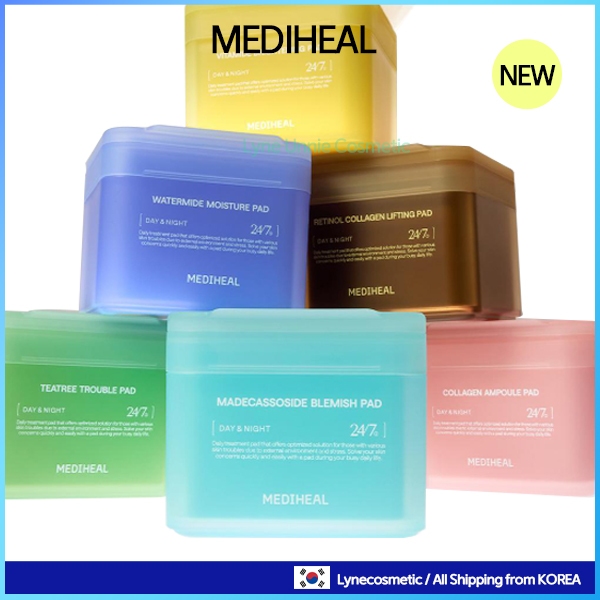 [OLIVE YOUNG] MEDIHEAL Daily Ampoule Pad / Daily Toner Pad / Best
