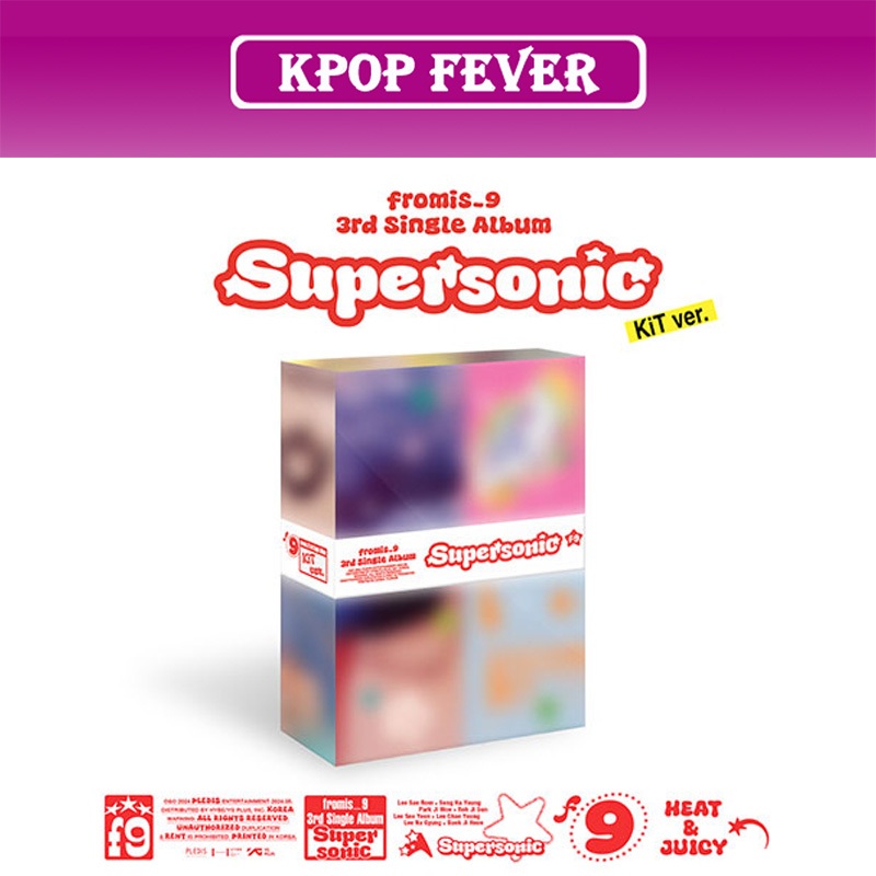 fromis_9 - SUPERSONIC 3rd SINGLE ALBUM (KiT VERSION) | Shopee Philippines