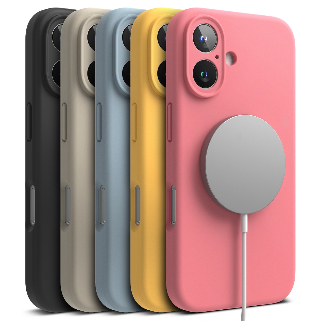 Ringke Silicone Magnetic for iPhone 16 Plus 16 Lightweight Soft ...