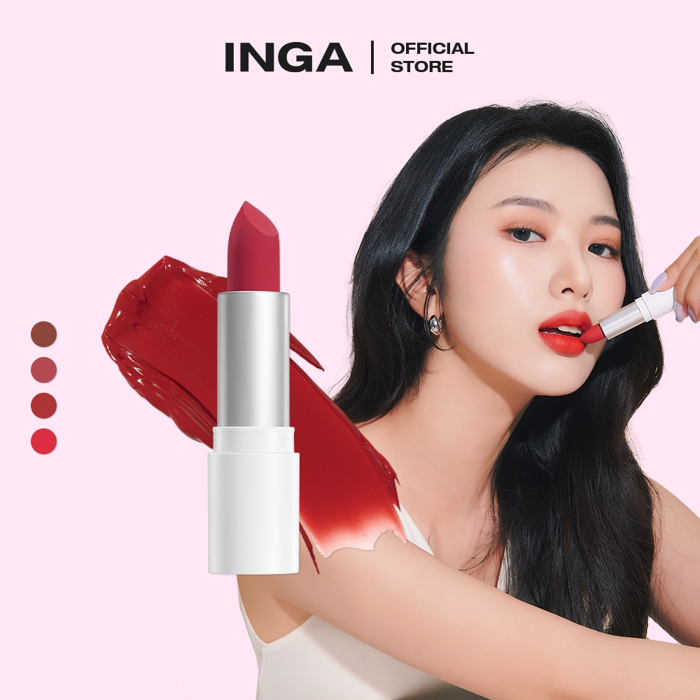 INGA Powder Blur Lipstick (4 colors) | Shopee Philippines