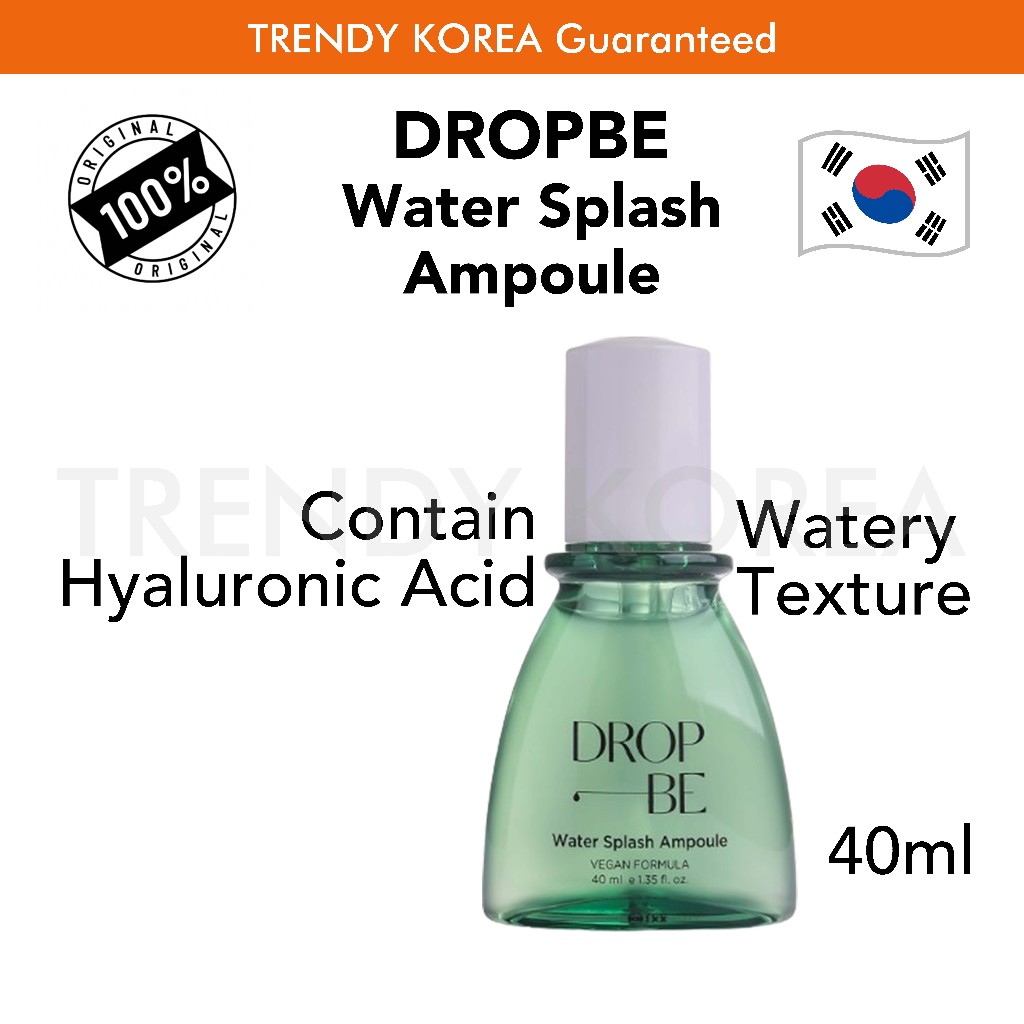 Dropbe Water Splash Ampoule, Facial Serum & Essence, 40ml (Hydrating ...