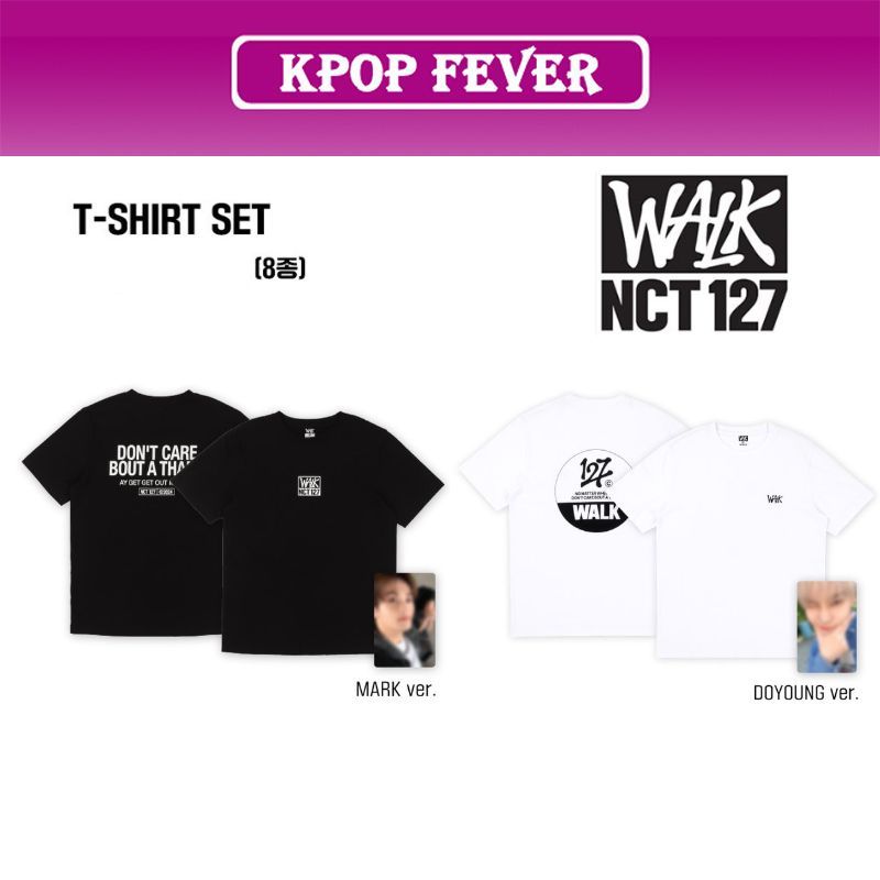 NCT 127 POP-UP [WALK : ON THE BEAT] MD - T-SHIRT SET (WHITE