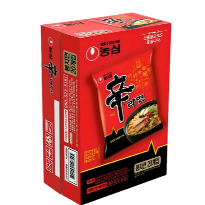SHIN RAMYUN SPICY NOODLE SOUP 120G × 20 PACKS – KOREAN INSTANT RAMEN ...