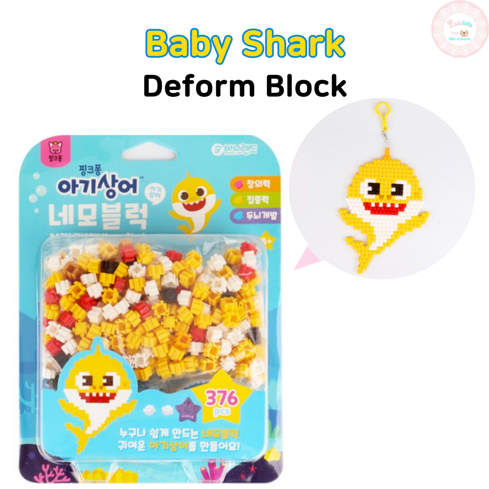 Pinkfong Baby Shark Block Mini Block Baby Shark Daddy Shark Mommy Shark ...