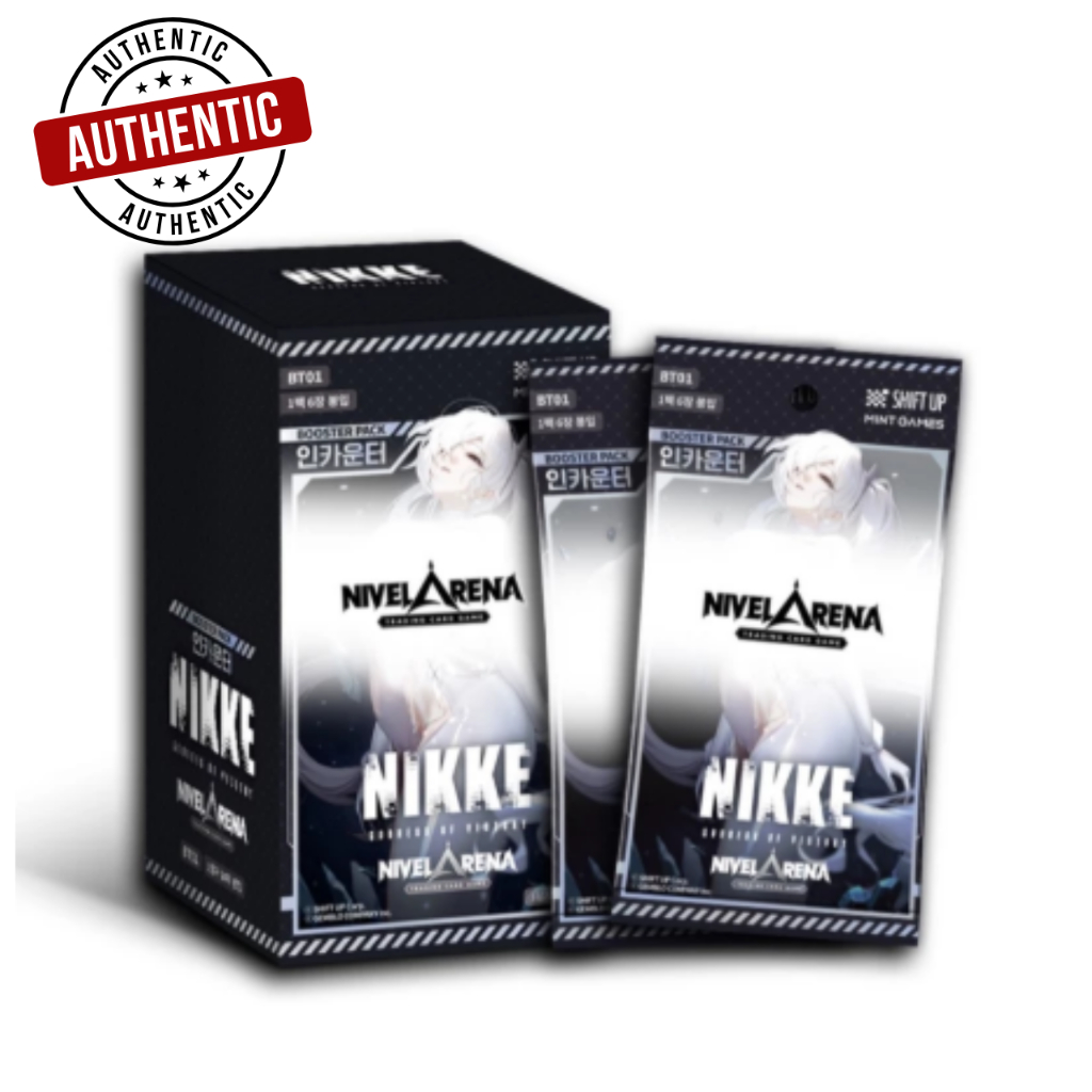 Korean Goddess Of Victory: Nikke Nivel Arena SB01 Booster Box (Factory Sealed) - 15 Packs, 60 Cards