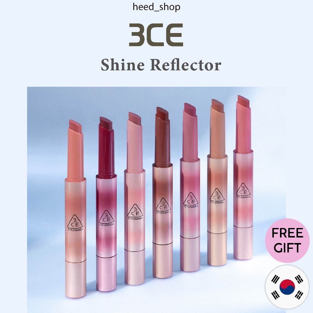 NEW [ 3CE ] Shine Reflector Lip Stick / 1.7g / 7colors | Shopee Philippines