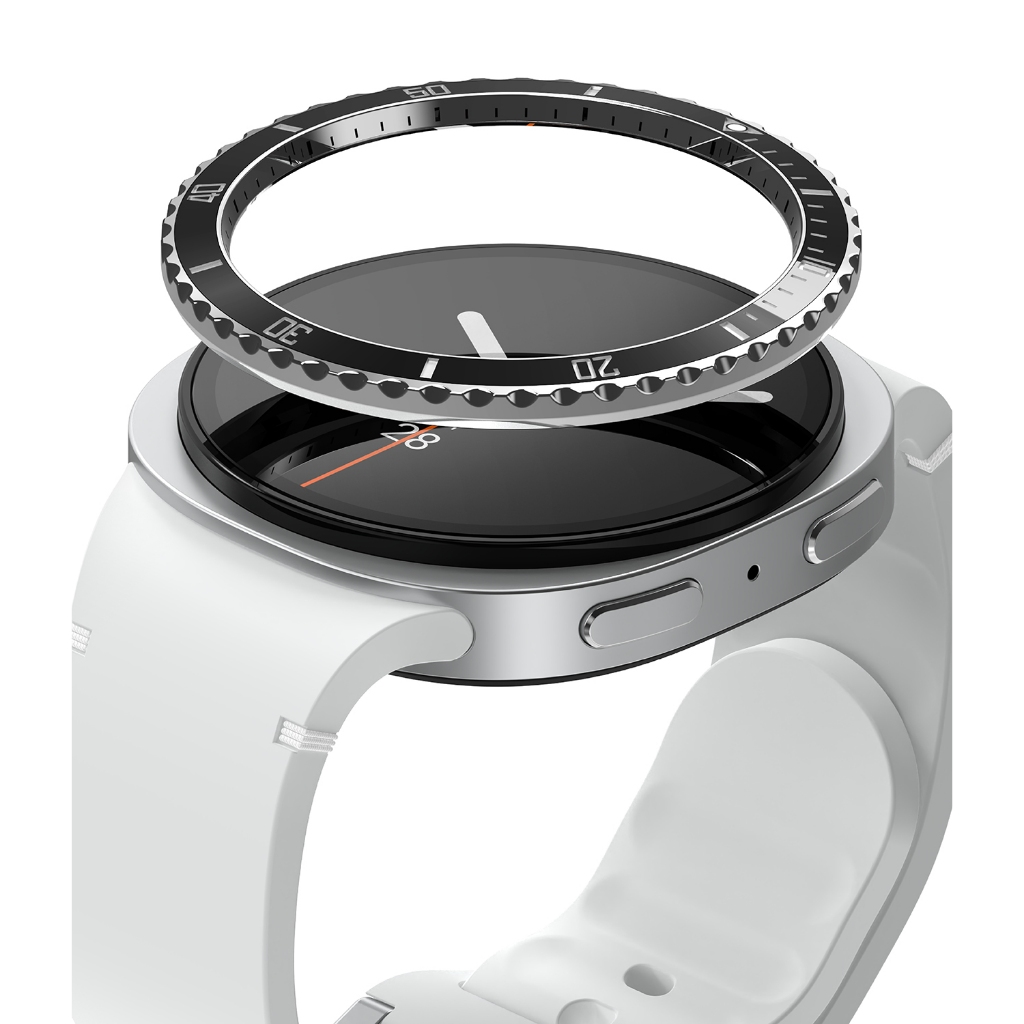 Ringke Bezel Styling Premium for Galaxy Watch 40mm Lightweight Adhesive  Stainless Steel Frame Cover Case