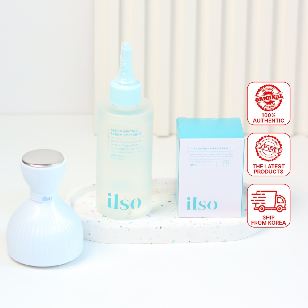 ilso Super Melting Sebum Softener 150ml Set (+ Cotton Pad 40pcs ...