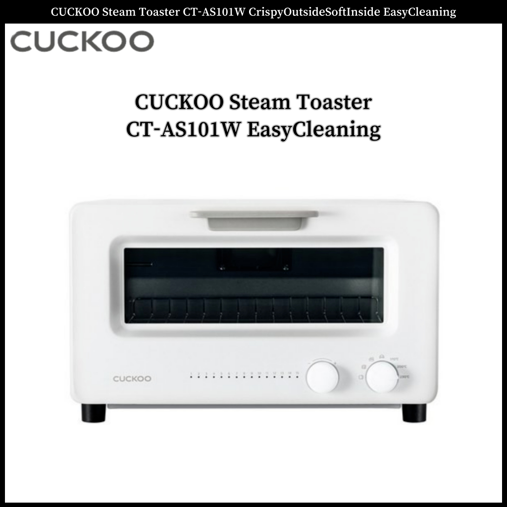 CUCKOO Steam Toaster CT-AS101W CrispyOutsideSoftInside EasyCleaning ...
