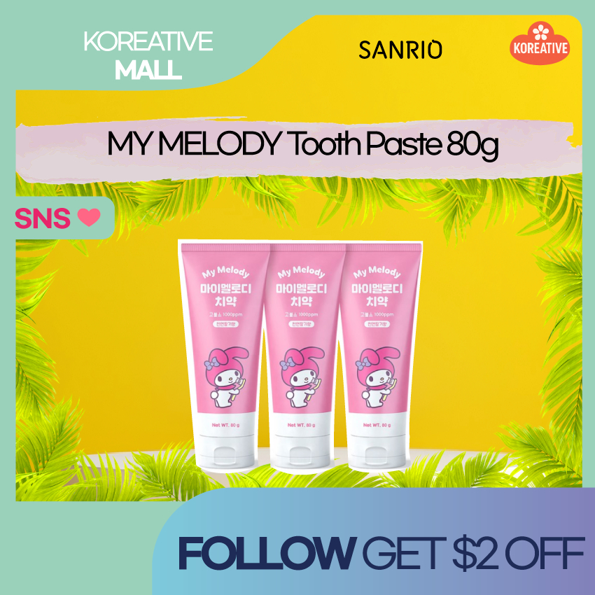 My Melody Charcoal Whitening Toothpaste 106 g – Korean Bamboo Charcoal ...