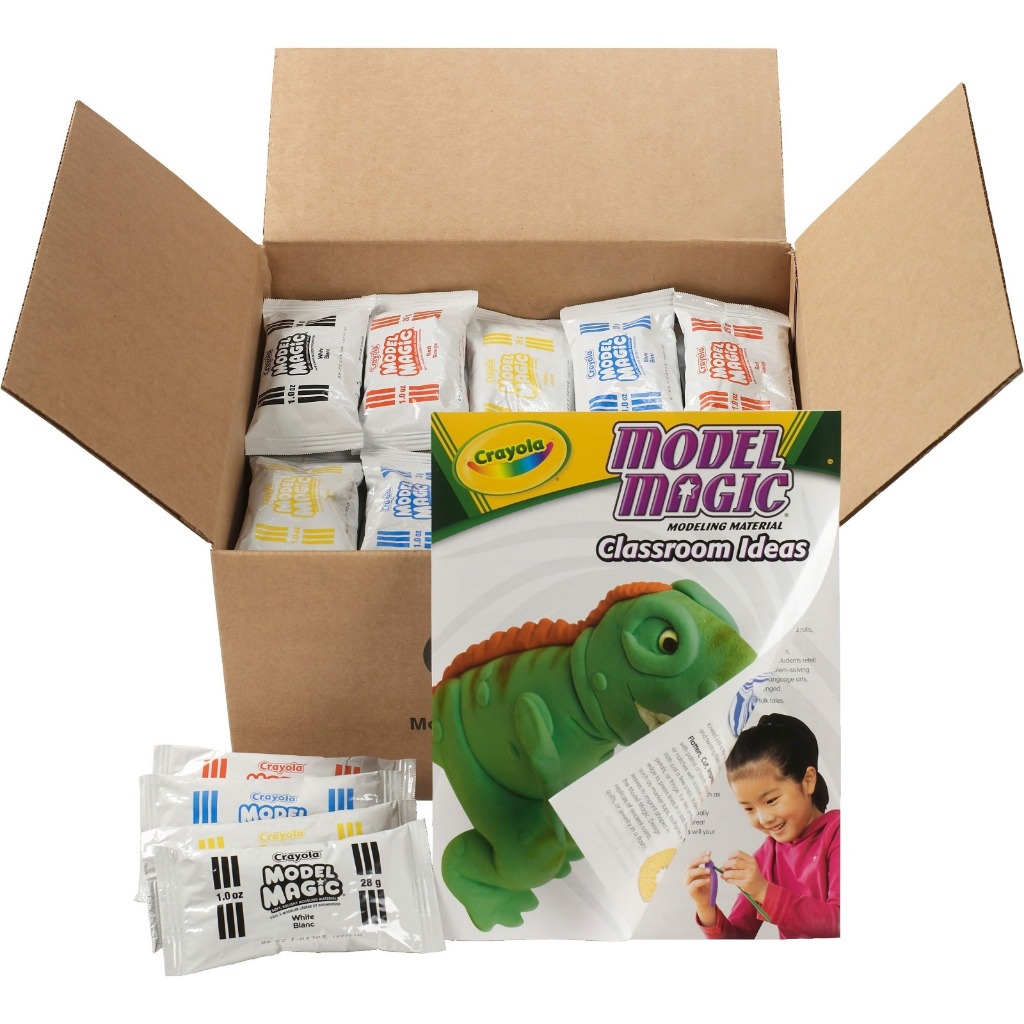 Crayola Modelling Clay Model Magic Classroom Pack, Assorted Color 1oz ...