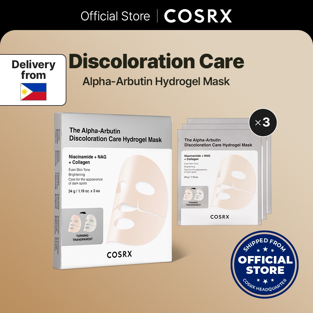 [COSRX OFFICIAL] The Alpha-Arbutin Discoloration Care Hydrogel Mask ...