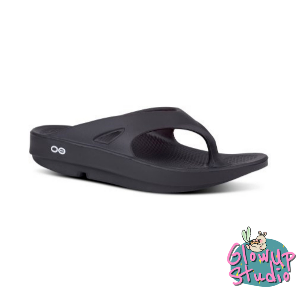 Oofos Womens OOriginal Thong Sandals - Black