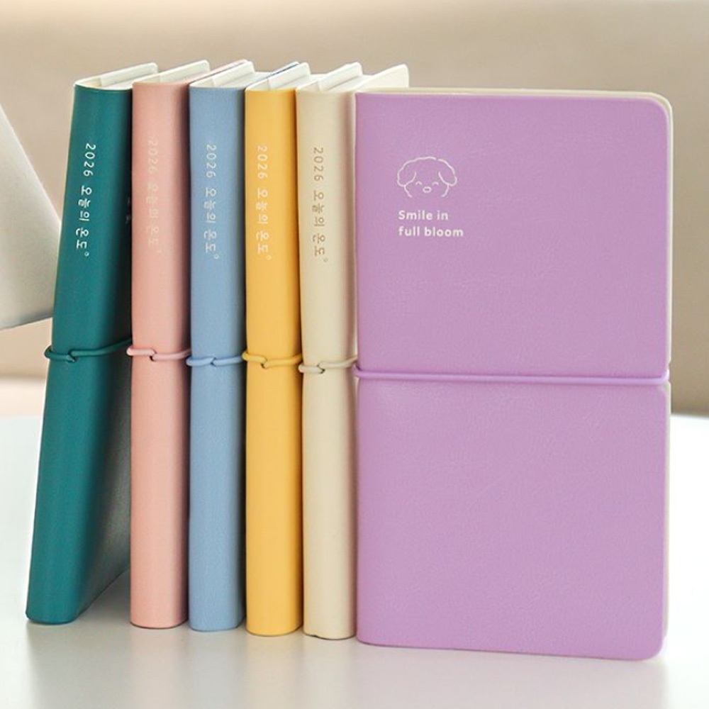 KOREA 2026 TEMP SLIM Diary Monthly Weekly Planner Daily Record ...