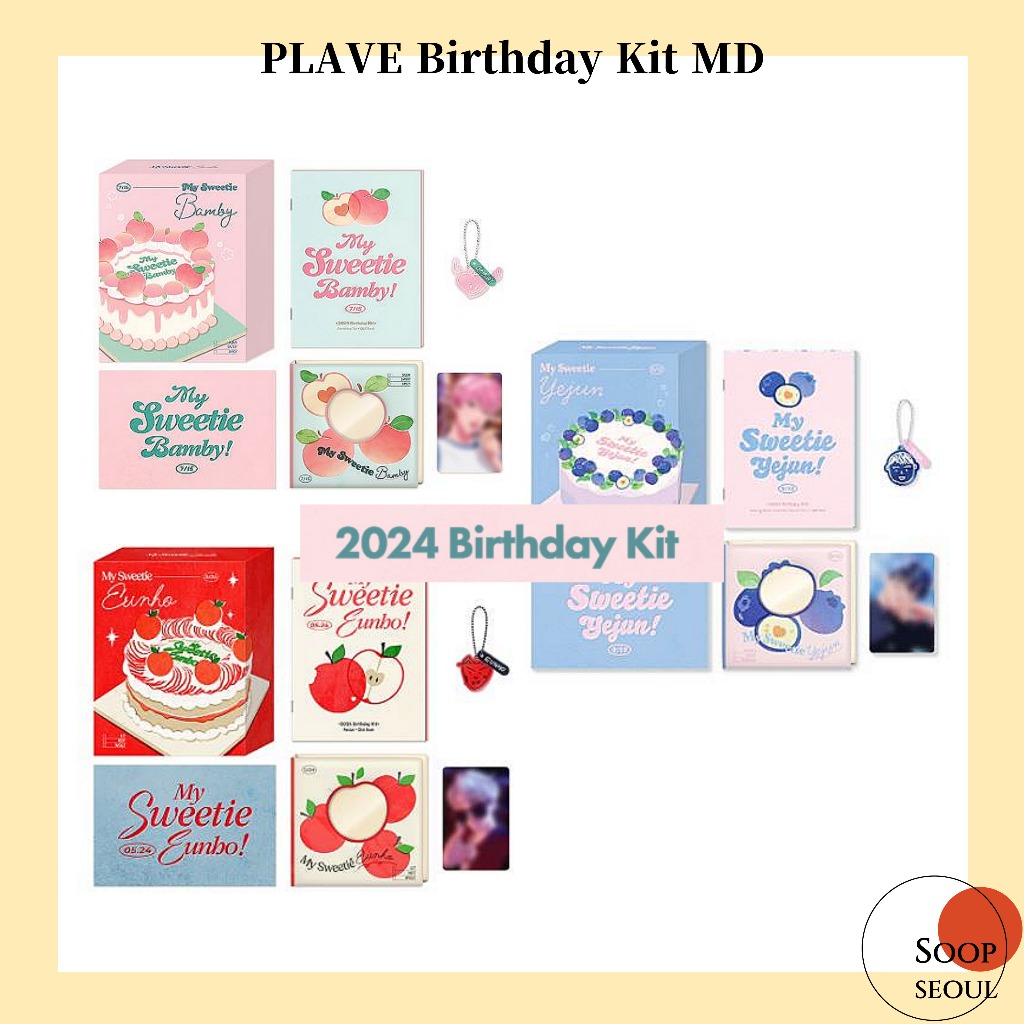 PLAVE Official Birthday Kit MD / bamby eunho yejun photocard | Shopee