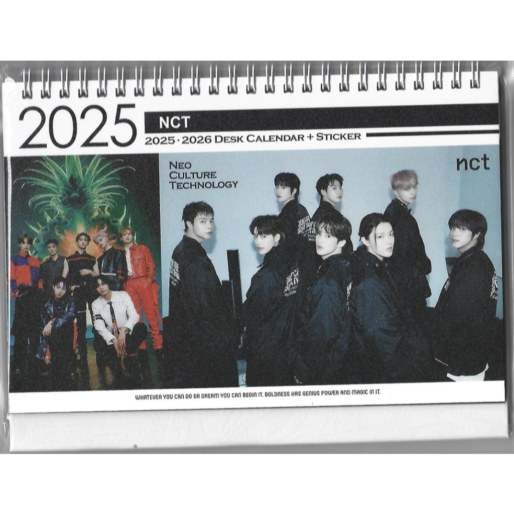 NCT Photo Calendar 2025 & 2026 KPOP 2024.08 Shopee Philippines