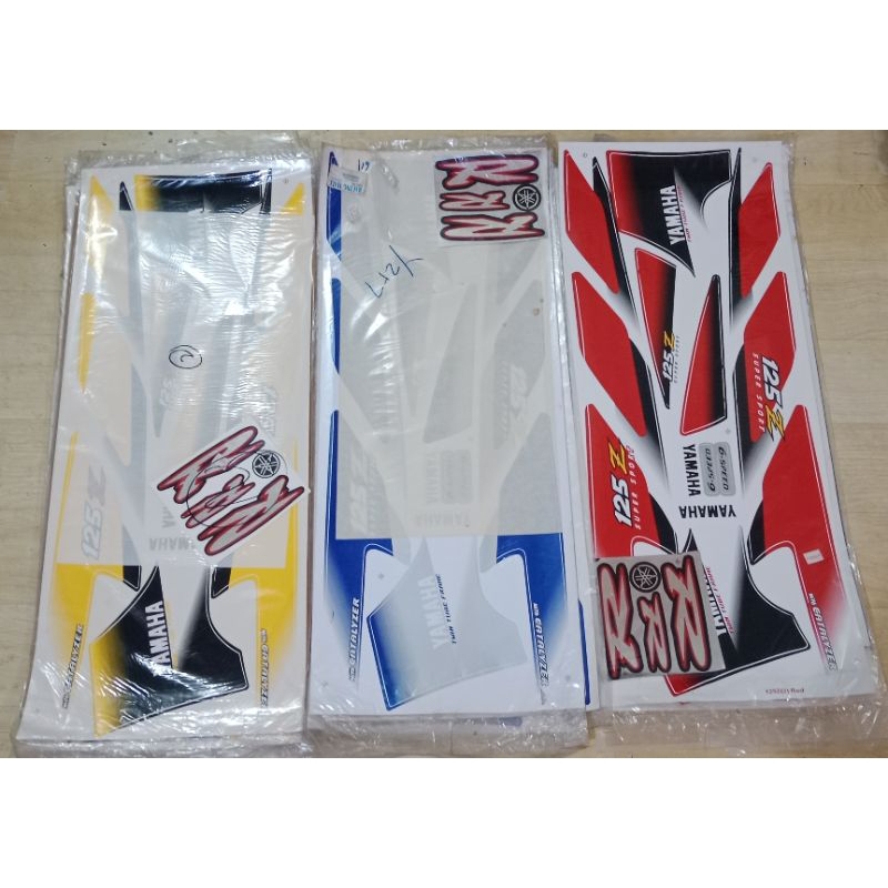 Yamaha Y125Z ( 2 ) Body sticker ( Frame ) | Shopee Philippines