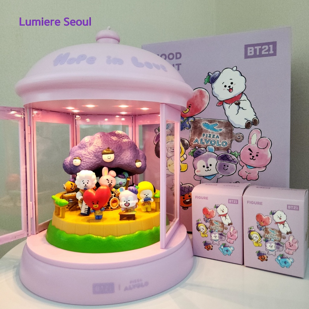 bt21 PIZZA ALVOLO ピザ アルボロ フィギュアセット BTS BT21 × Pizza Alvolo Mood Light (Options A/B) | Shopee Philippines