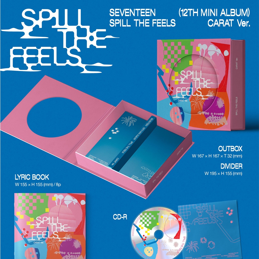 SEVENTEEN - 12th Mini Album [ Spill The Feels ]_Carat ver | Shopee
