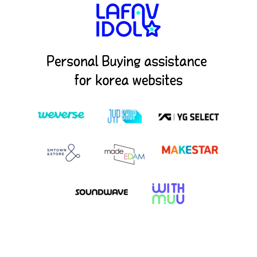 Personal buying link for Official korea websites for kpop goods