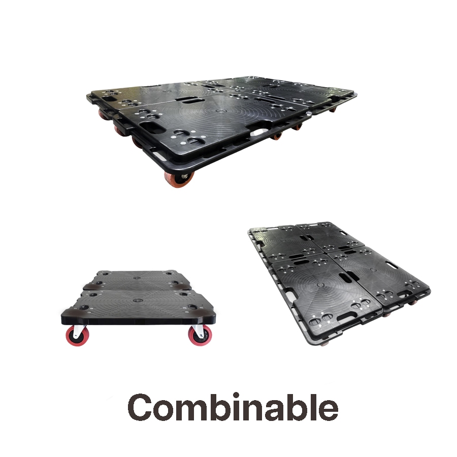 Turtle Trolley Joinable / combinable Platform Trolley with 4 Swivel ...