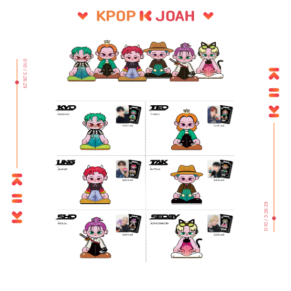  CHARACTER DOLL P1HARMONY CHARACTER P1KIDS POP UP STORE OFFICIAL MD 