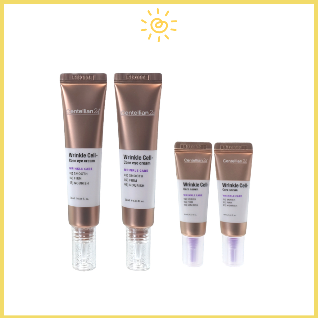 Centellian24 wrinkle Cell Core Eye Cream(25ml+25ml) Core Serum(10ml ...