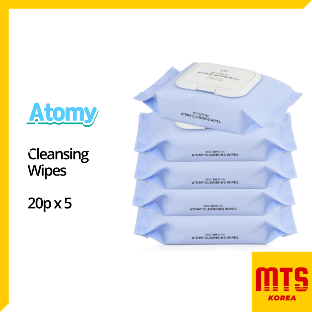 Atomy cleansing wipes *5ea (20 sheets X 5packs) | Shopee Philippines