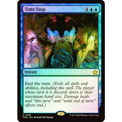 MTG Foundations - Time Stop Foil | Shopee Philippines