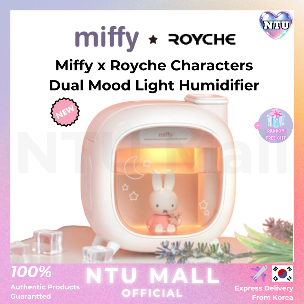 [Miffy] Miffy x Royce Character Dual Mood Light Humidifier | Shopee ...