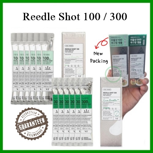 KOREA 🇰🇷 100% Authentic VT REEDLE SHOT 100 / REEDLE SHOT 300 / Facial ...