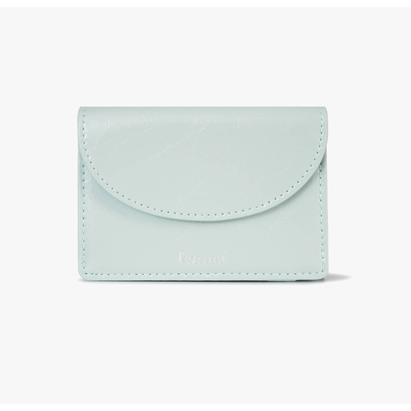 Fennec - [new color] Crinkle Halfmoon Mini Wallet (6 colors